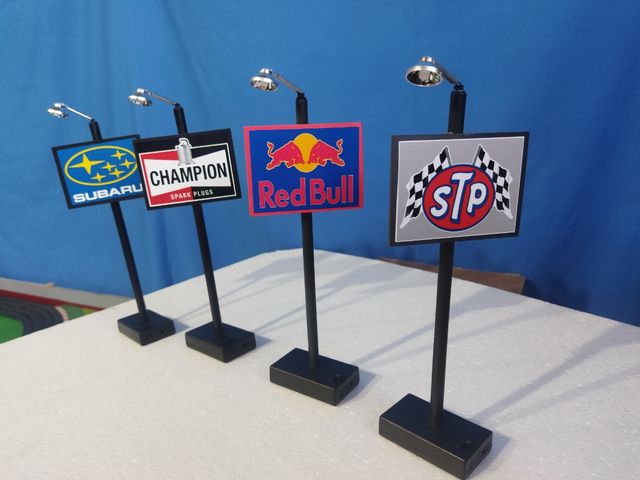 4 Farolas Scalextric Maquetas Dioramas
