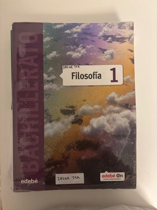 FILOSOFÍA 1 bachillerato edebé