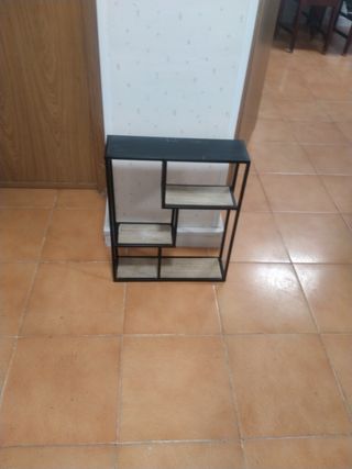 Estantería moderna metal y madera