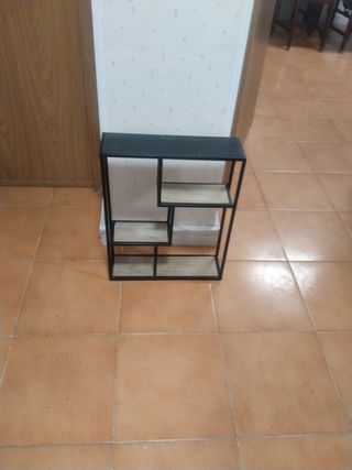 Estantería moderna metal y madera