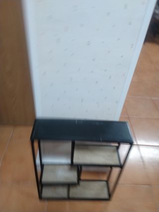 Estantería moderna metal y madera