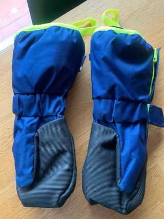 Mono de esquí Wedze azul y manoplas