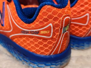 Zapatillas New Balance Fresh Foam 980 Naranja/Azul