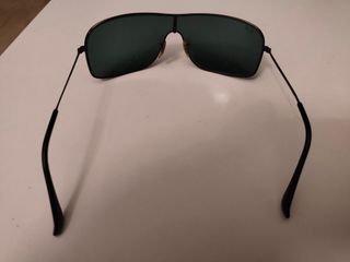 Gafas de sol Ray-Ban metálicas negras/verdes