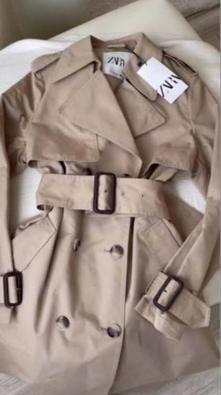 Gabardina Zara Beige
