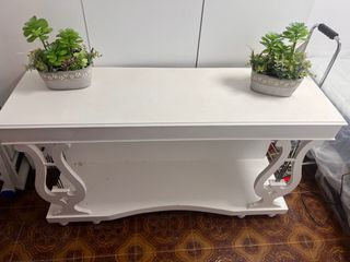 Aparador blanco madera 150x40x78cm