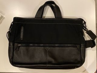 Mandarina Duck Bolso Bandolera para Portátil Negro