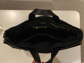 Mandarina Duck Bolso Bandolera para Portátil Negro