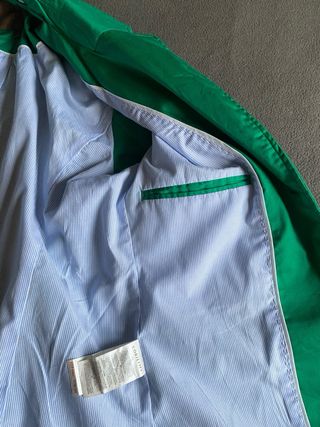 Americana Cortefiel verde talla 42