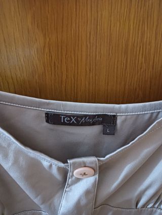 Blusa tirantes TEX talla L beige