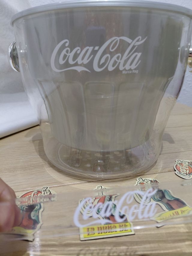 Raffreddatore Coca Cola in acrilico vintage