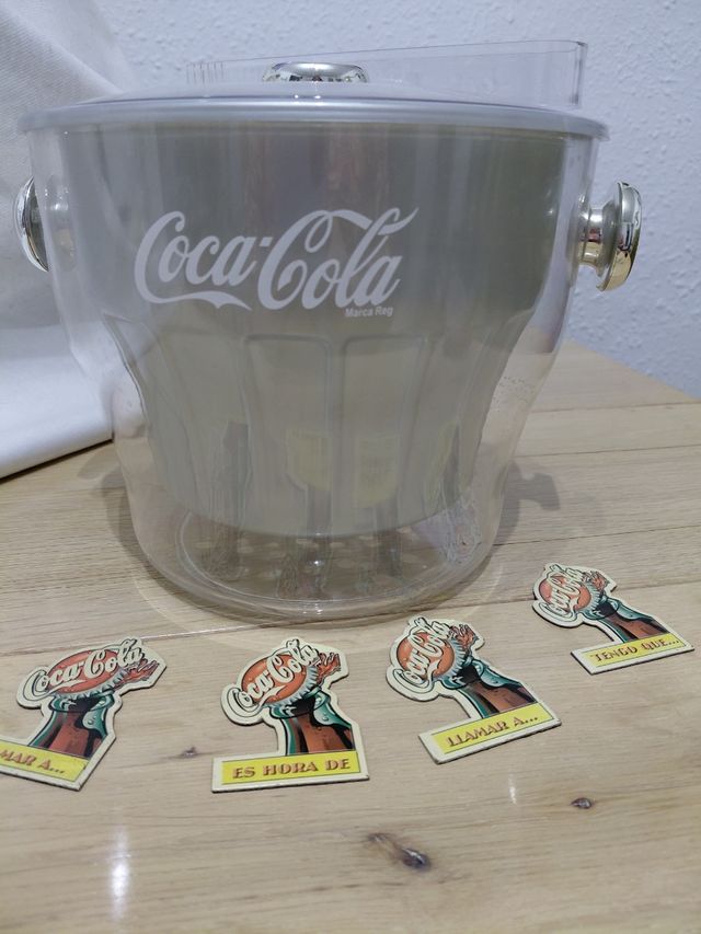 Raffreddatore Coca Cola in acrilico vintage