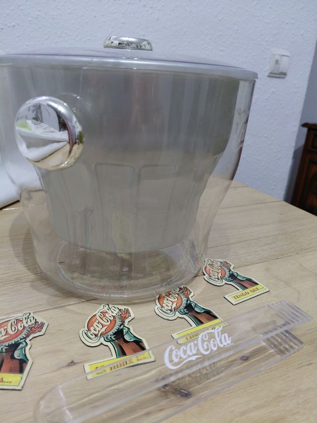 Raffreddatore Coca Cola in acrilico vintage