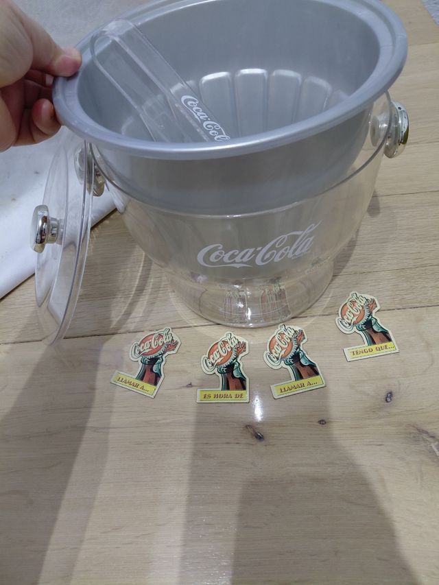 Raffreddatore Coca Cola in acrilico vintage