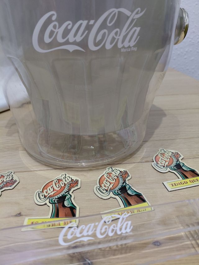 Raffreddatore Coca Cola in acrilico vintage