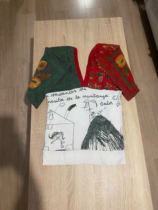 Maglietta Desigual Taglia M Multicolore