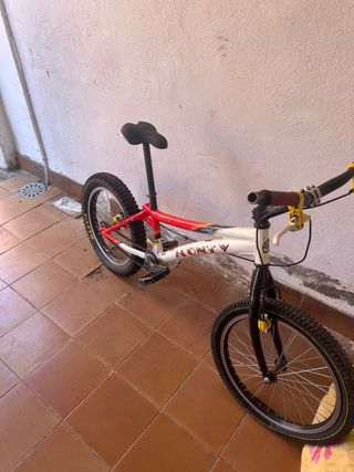 Bicicleta Monty Trial - Freno delantero dañado