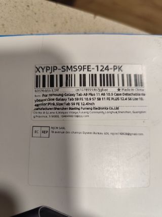 Funda teclado y ratón inalámbrico rosa
