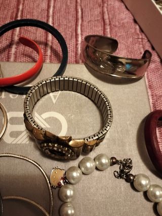 Set bracciali donna oro e argento