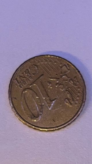 Moneda 10 céntimos Bruselas 2004