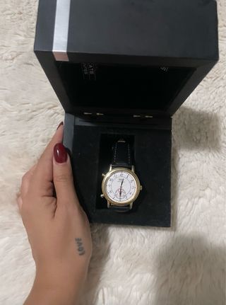 Reloj Seiko Hombre Negro/Dorado