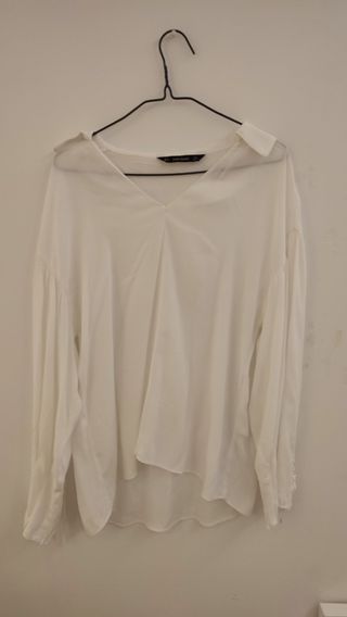 Camisa Zara Blanca Talla S