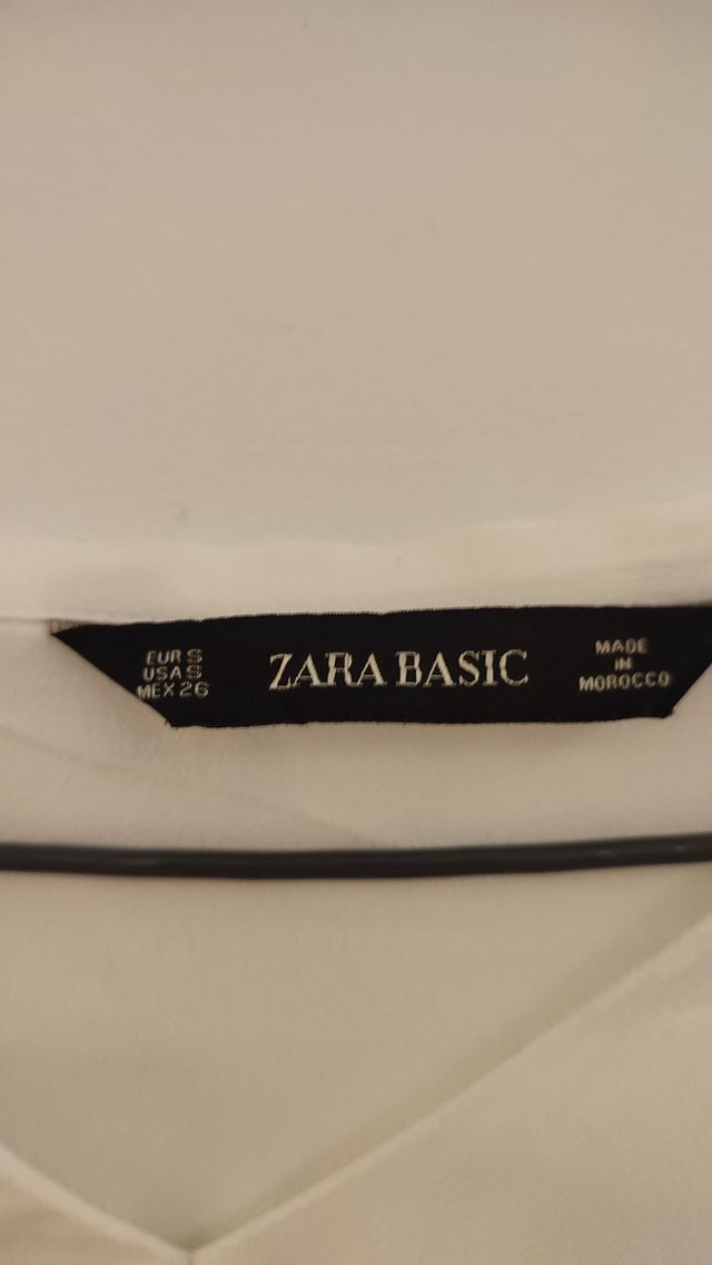 Camisa Zara Blanca Talla S
