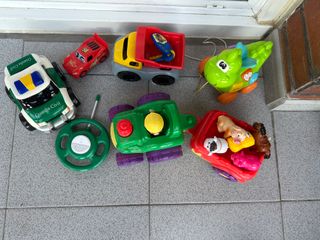 Lote Juguetes Infantiles: Coche, Camión, Dinosauri