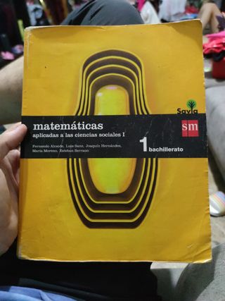 Matemáticas aplicadas a las ciencias sociales I...