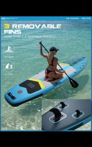 Paddle Surf Gigante 11.6'+Kayak, 200 kg,2 personas