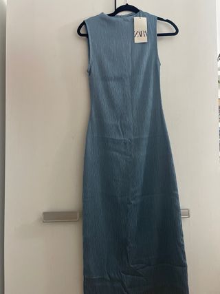 Vestido Zara Fiesta Azul