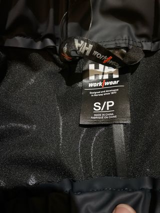 Pantalón impermeable Helly Hansen negro