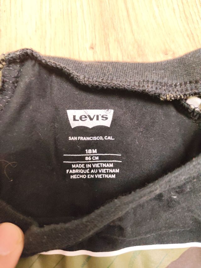 Camiseta Levi's niño manga larga