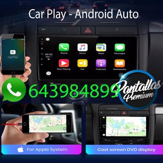Radio Pantalla CARPLAY GPS para Audi A4 Seat Exeo