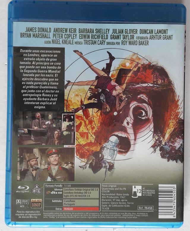 Trilogía Quatermass Blu-ray Hammer Films