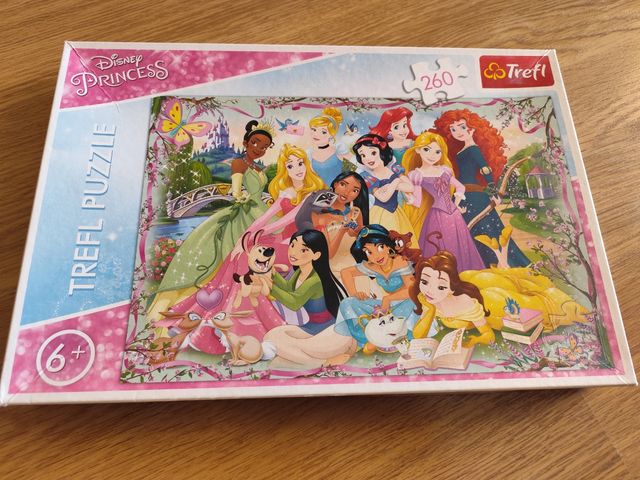 Lote 3 Puzzles Disney Frozen, Princesas y Coche mi