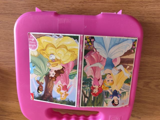 Lote 3 Puzzles Disney Frozen, Princesas y Coche mi