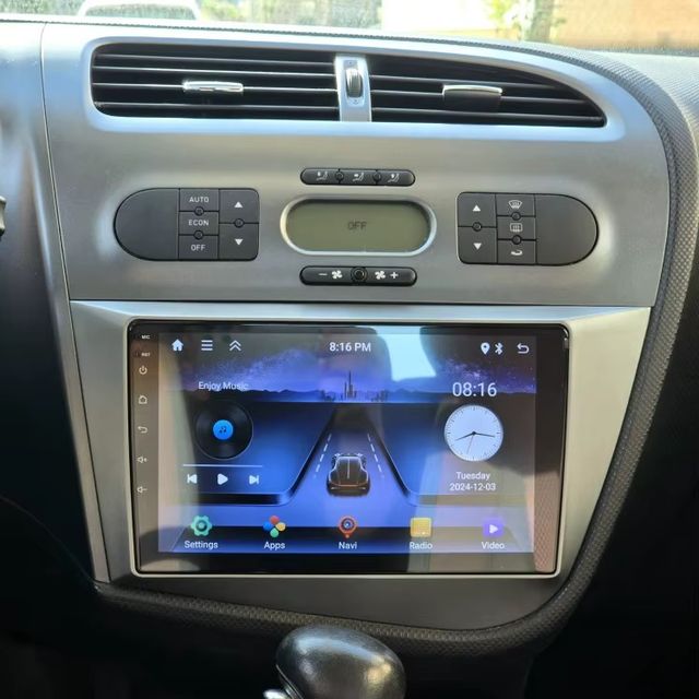 Radio Pantalla CARPLAY GPS USB para Seat Leon MK2
