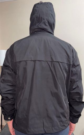 Chaqueta Zara Negra Impermeable 