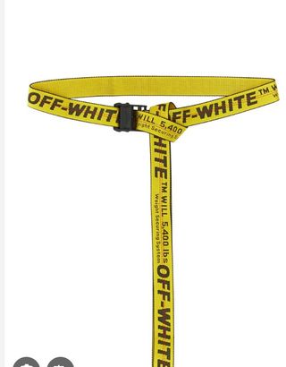Cintura Off-White Gialla
