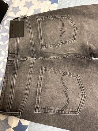 Pantalones Jack & Jones Slim Glenn Gris Talla 29x3