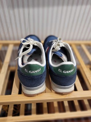 Zapatillas El Ganso Mujer Azul y Blanco