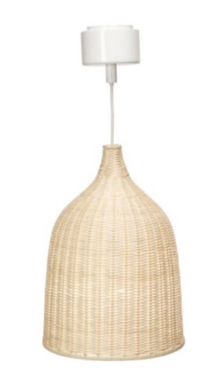 Lámpara Colgante Mimbre Ikea