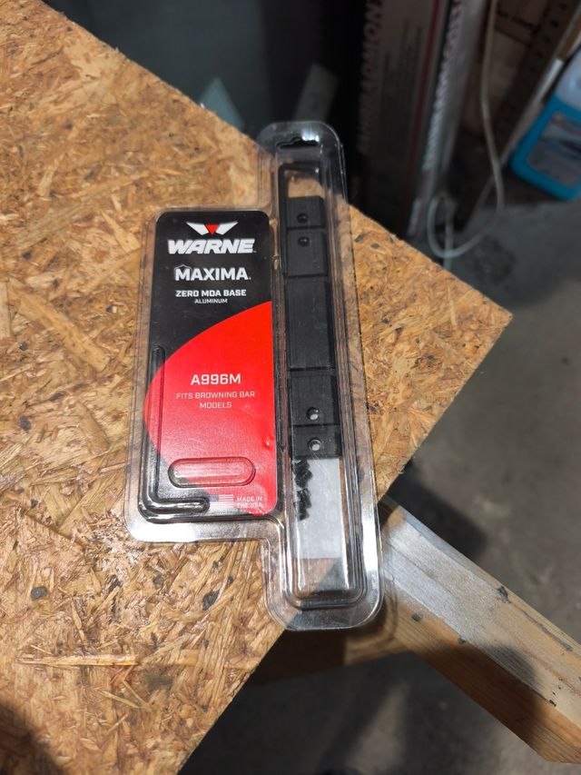 Base Warne Maxima Zero MOA Aluminio A996M