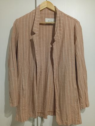 Traje pantalón y chaqueta mujer rosa