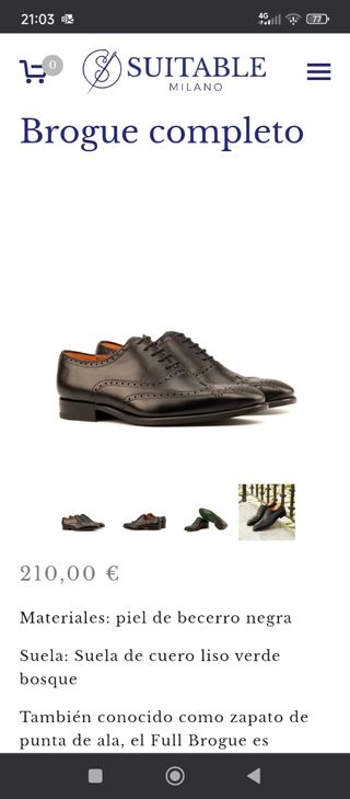 Zapatos italianos tipo blusher/Oxford