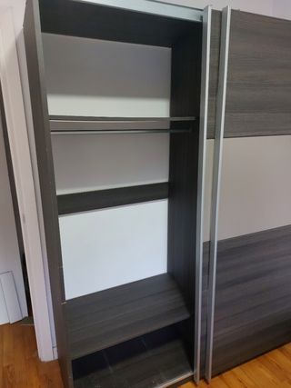 ARMARIO ROPERO 2 PUERTAS CORREDERAS.