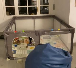 Parque infantil bebés antideslizante