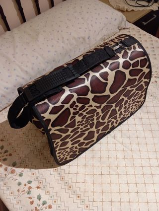 Transportín para perro o gato estampado