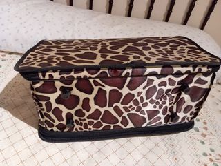 Transportín para perro o gato estampado